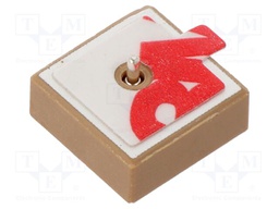 Antenna; BEIDOU,Galileo,GNSS,GPS,IRNSS,QZSS; 0.11dBi; SMD; 50Ω