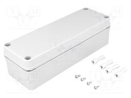 Enclosure: multipurpose; X: 80mm; Y: 230mm; Z: 65mm; PICCOLO; ABS