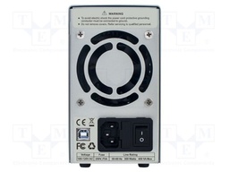 Power supply: programmable laboratory; Channels: 1; 0÷30VDC; 0÷5A