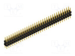 Connector: pin strips; pin header; male; PIN: 66; 2mm; THT; 2x33