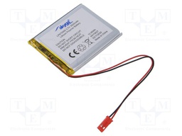 Re-battery: Li-Po; 3.7V; 3500mAh; cables,JST SYP-02T-1 socket