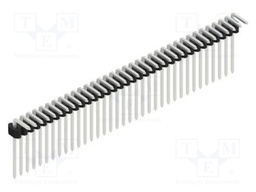 Connector: pin strips; pin header; male; PIN: 35; 1.27mm; THT; 1x35