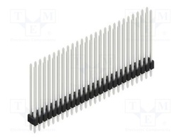 Connector: pin strips; pin header; male; PIN: 52; 1.27mm; THT; 2x26