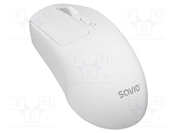Mouse; white; USB A,USB C; wireless,Bluetooth; No.of butt: 4