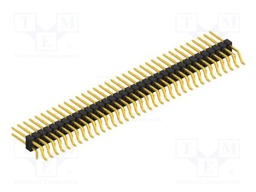 Connector: pin strips; pin header; male; PIN: 70; 2.54mm; SMT,THT