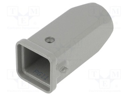 Enclosure: for HDC connectors; size D3A; for cable; for latch