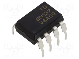 Optocoupler; THT; OUT: logic; 5kV; DIP8 Gullwing; Colour: black