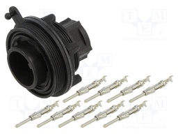 Connector: circular; socket; male; PIN: 9; 5A; 150V; IP68,IP69K