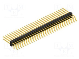 Connector: pin strips; pin header; male; PIN: 58; 2.54mm; SMT,THT