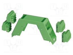 Upper housing; green; ME 22,5; X: 22.6mm; Y: 99mm; Z: 45.85mm