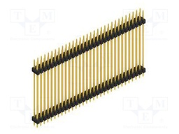 Connector: pin strips; pin header; male; PIN: 62; 2.54mm; THT; 2x31