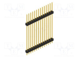 Connector: pin strips; pin header; male; PIN: 14; 2.54mm; THT; 1x14