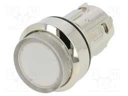 Switch: push-button; Stabl.pos: 1; 22mm; transparent; IP67; Pos: 2