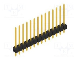 Connector: pin strips; pin header; male; PIN: 14; 2.54mm; THT; 1x14
