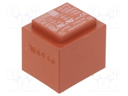 Transformer: encapsulated; 2.3VA; 117VAC; 9V; 9V; 128mA; 128mA