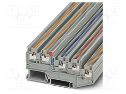 Splice terminal: rail; 13.5A; 250V; push-in; PA; L: 40mm; W: 3.5mm