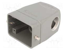 Enclosure: for HDC connectors; size 6B; for cable; for latch