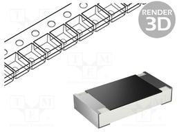 Resistor: thin film; SMD; 0402; 4.02kΩ; 63mW; ±1%; -55÷155°C