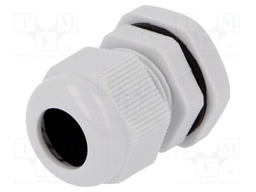 Cable gland; PG13,5; IP67; Mat: polyamide; grey