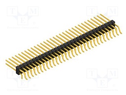 Connector: pin strips; pin header; male; PIN: 62; 2.54mm; SMT,THT