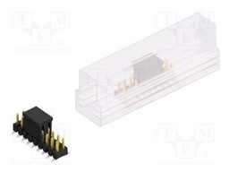 Connector: pin strips; pin header; male; PIN: 18; 2.54mm; SMT; 2x9