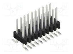 Connector: pin strips; pin header; male; PIN: 20; 1.27mm; SMT; 2x10
