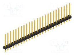 Connector: pin strips; pin header; male; PIN: 25; 2.54mm; THT; 1x25