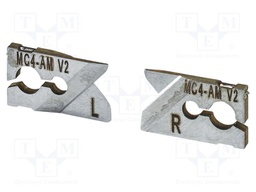 Blade; insulation stripping; stripping tool; V