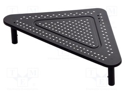 Monitor stand; 20kg; plastic,steel; 500x285x120mm