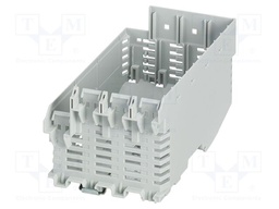 Enclosure base; grey; UL94V-0; ME-IO 75,2; for DIN rail mounting