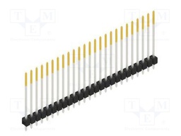 Connector: pin strips; pin header; male; PIN: 25; 2.54mm; THT; 1x25