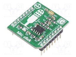 Click board; microphone; analog; SPQ0410HR5H-B; 3.3VDC