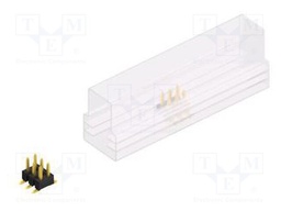 Connector: pin strips; pin header; male; PIN: 6; 2.54mm; SMT; 2x3