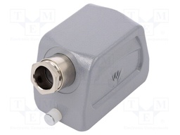 Enclosure: for HDC connectors; size 10; Pitch: 57x27mm; for cable