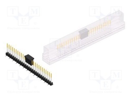 Connector: pin strips; pin header; male; PIN: 26; 2.54mm; SMT; 1x26