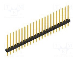 Connector: pin strips; pin header; male; PIN: 22; 2mm; THT; 1x22