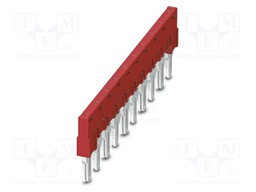 Bridge; PA; L: 20.38mm; ways: 10; W: 80.3mm; H: 20.38mm; Body: red