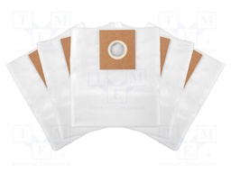 Vacuum cleaner dustbags; 5pcs; L: 480mm; microfiber; W: 240mm