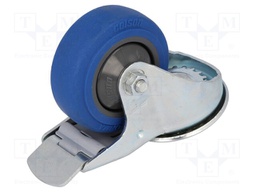 Transport wheel; Ø: 80mm; W: 32mm; H: 105mm; torsional with lock