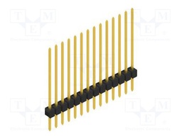 Connector: pin strips; pin header; male; PIN: 14; 2.54mm; THT; 1x14
