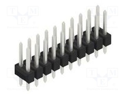 Connector: pin strips; pin header; male; PIN: 20; 2.54mm; THT; 2x10