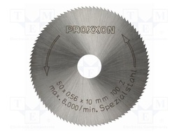 Circular saw; Ø: 50mm; Øhole: 10mm