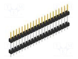 Connector: pin strips; pin header; male; PIN: 21; 2.54mm; THT; 1x21