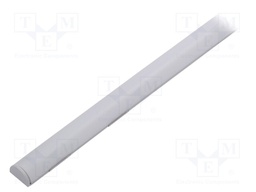 Profiles for LED modules; white; surface; natural; L: 1m; anodized