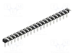 Connector: pin strips; pin header; male; PIN: 20; 2.54mm; THT; 1x20