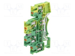 Splice terminal: rail; DSKK; for DIN rail mounting; spring clamp