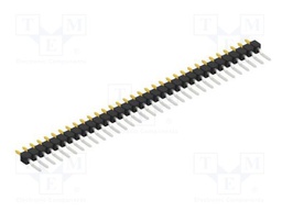 Connector: pin strips; pin header; male; PIN: 33; 2.54mm; SMT; 1x33