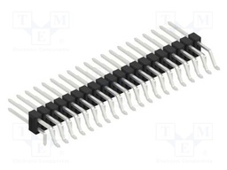 Connector: pin strips; pin header; male; PIN: 40; 2.54mm; SMT,THT