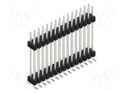 Connector: pin strips; pin header; male; PIN: 30; 2.54mm; SMT; 2x15