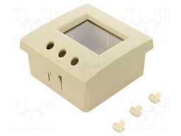 Enclosure: panel; X: 72mm; Y: 72mm; Z: 36mm; ABS